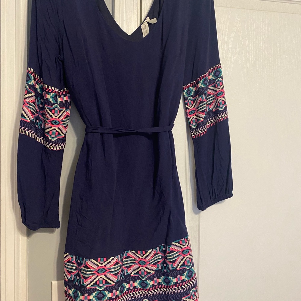 Mini long sleeve dress
